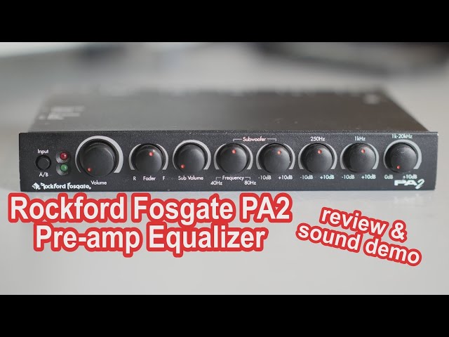 Rockford Fosgate PA2 oldschool Pre Amplifier Equalizer review