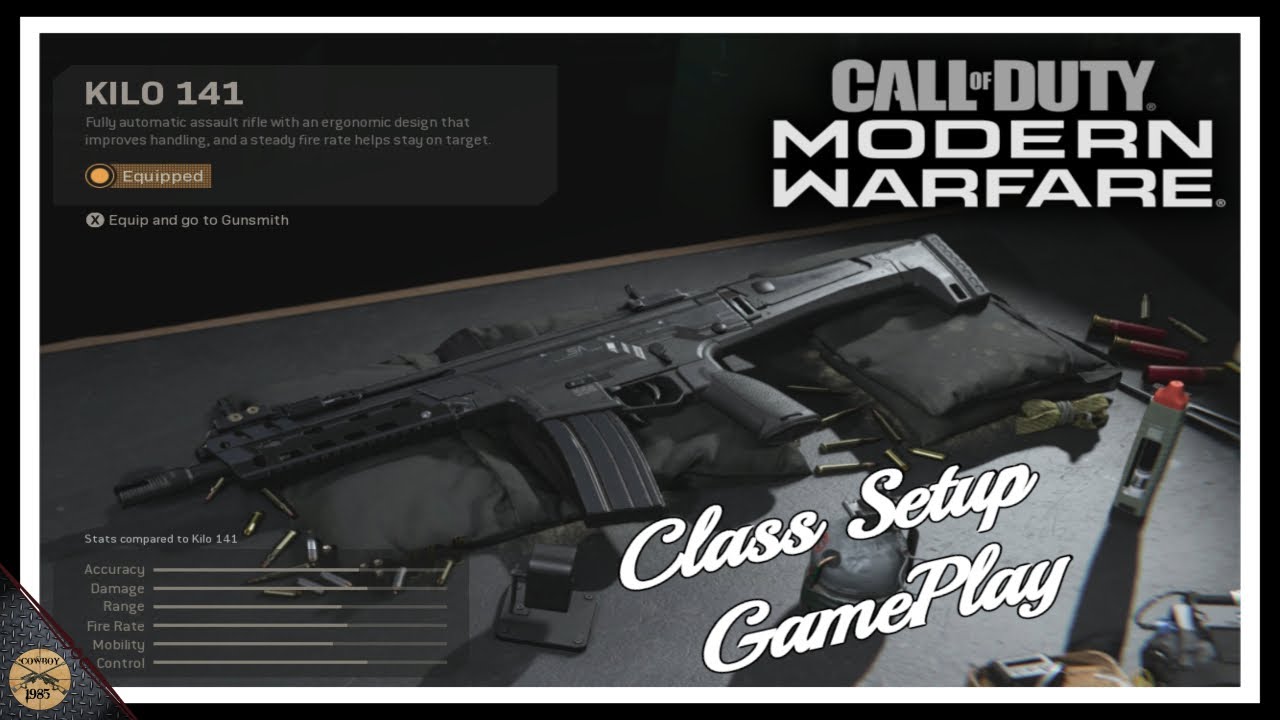 Kilo 141 Class Setup And Gameplay Call Of Duty Modern Warfare - YouTube