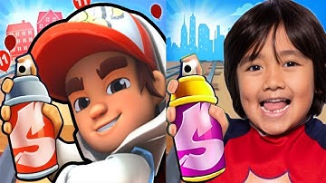 Subway Surfers 2 Hoverboard Heroes - Jake vs Tag with Red Titan Ryan - Run Gameplay