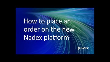 How to place an order on Nadex
