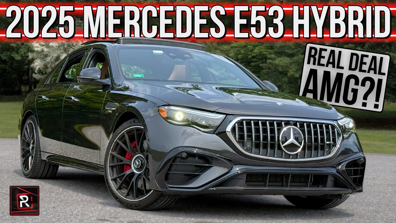 The 2025 Mercedes-AMG E53 Hybrid Is A Speedy Luxury Sedan That Finally Deserves Its AMG Badge