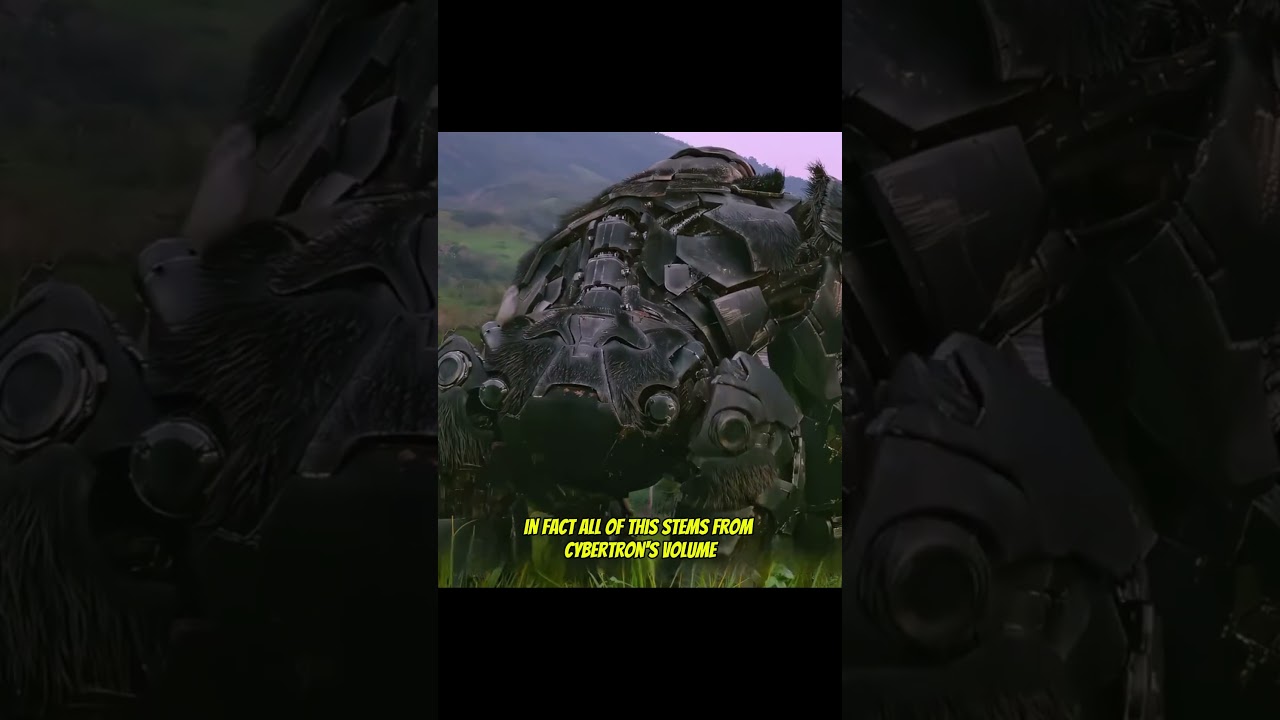 Why are the Transformers’ robot forms always so much bigger than their vehicle modes? 