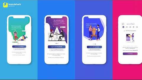 UI Design for a Dating Mobile Application | A unique concept connecting strangers based on interests