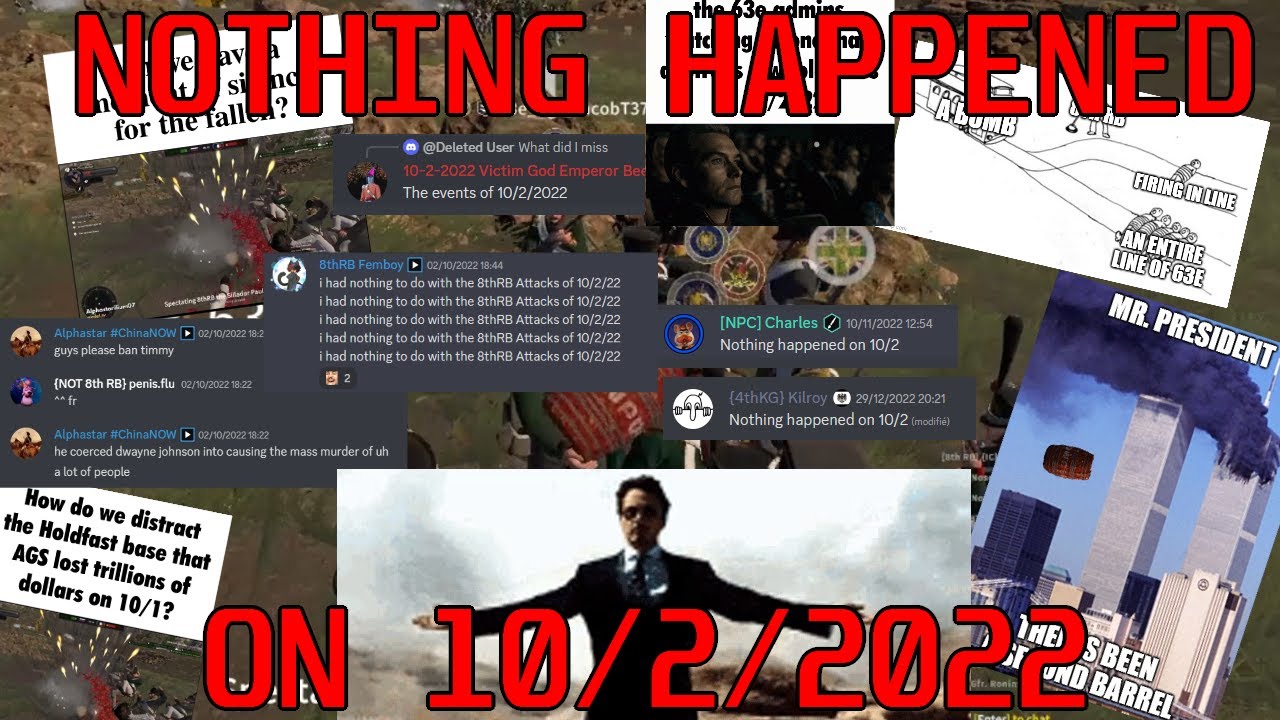 [Holdfast NaW] The Day on Which Nothing of Significance Happened YouTube