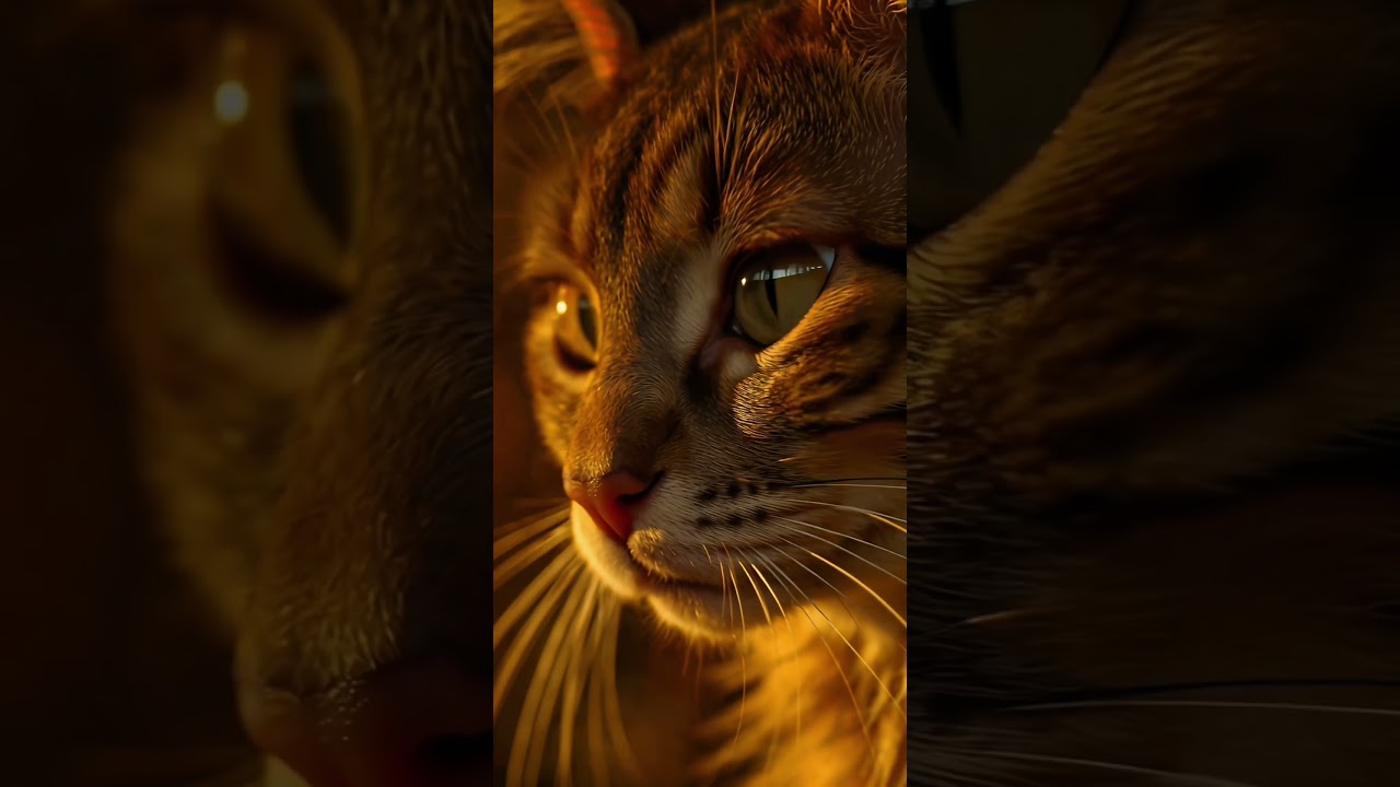 The Most Cinematic Cat Close-Up Ever 😻🎥 | Macro Lens Effect