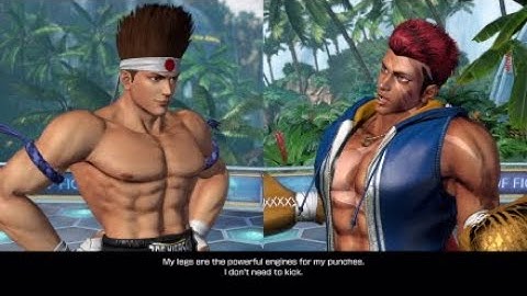 Kof 14 arcade mode with the fatal fury team