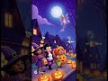 Halloween night trick a treat #viralshort #viralvideo #kidseducatio #story #funnycartoons