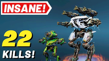 Eiffel and Shenlou makes 22 Kills - War Robots Gameplay (No Commentary) WR F2P