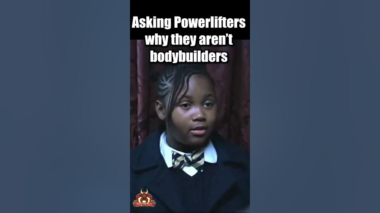 Why Powerlifters aren't Bodybuilders YouTube