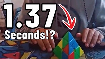 Pyraminx Solved In 1 SECOND! 1.37 YTOCB Average! (Former)