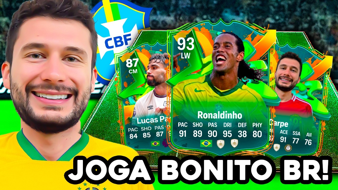 USEI TODOS OS BRASILEIROS DO JOGA BONITO NO EA FC 26! 🔥