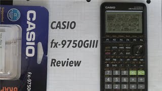 : Casio fx-9750GIII Review and Unboxing