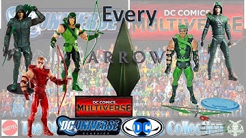 Every DC Arrow Dc Multiverse DC Universe Classics Comparison List Green Red