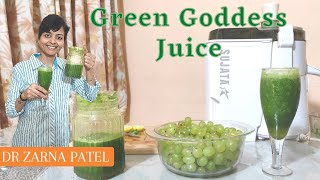 Green Goddess Juice By Dr. Zarna Patel (NDS) [Raw Vegan Recipes] New Diet System