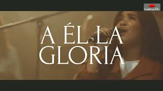 Video thumbnail of "Kabed - A Él La Gloria  (Letra)"