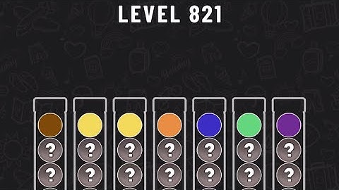 Ball Sort Puzzle Level 821 #ballsortpuzzle #ballsortpuzzlegameplay #puzzlegame #mobilegames
