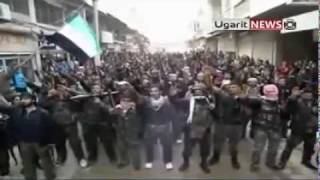 ELİ SİLAHLI MUHALİF TERÖRİSTLER SİLAHLARI İLE SURİYEDE TERÖR ABD AKP ISBIRLIGI
