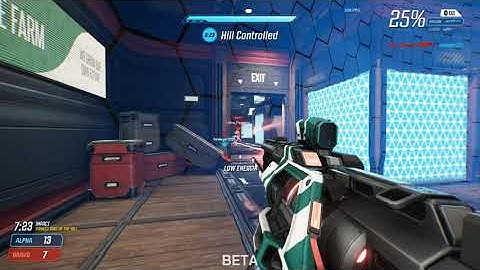 Splitgate Rail Gun Insane Triple Kill Outplay