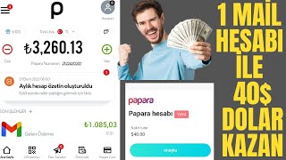 1 GMAİL AÇ 40$ =1085₺ PARA KAZAN | Internetten para kazanma - bedava para kazanma