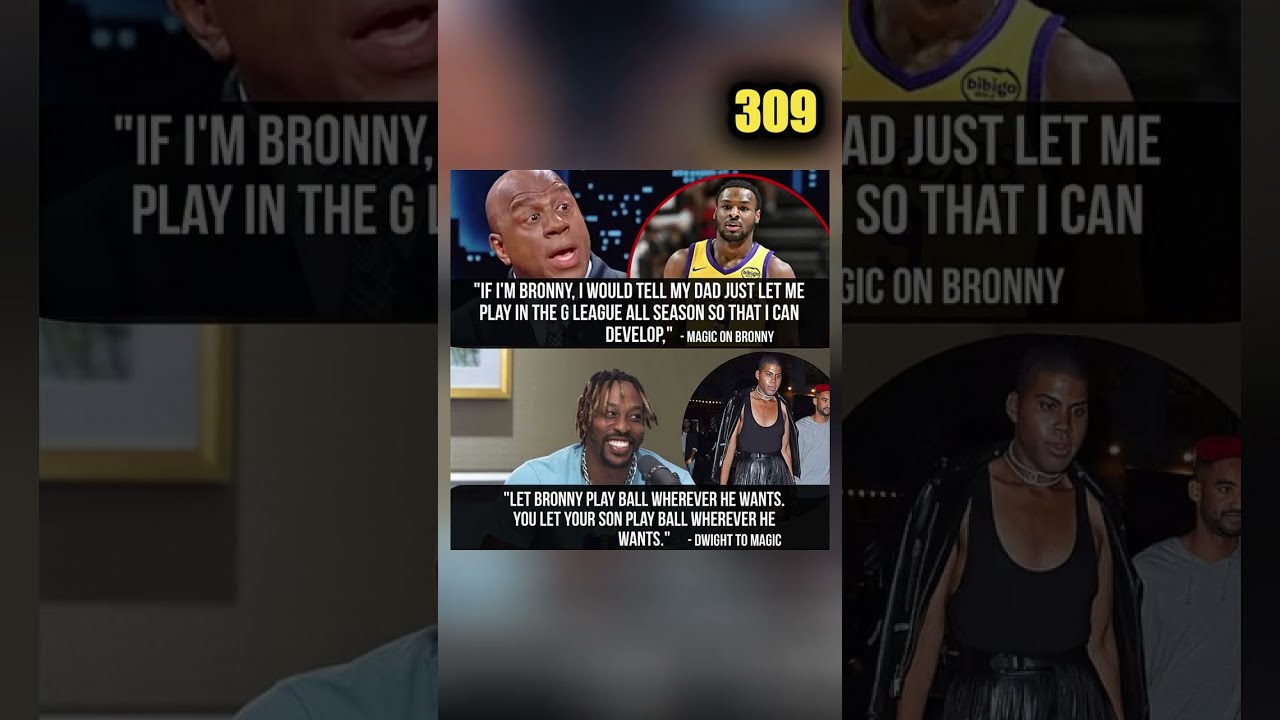  Magic To LeBron Let Bronny Cook In G League Dwight Claps Back Nba Lebronjames Shorts