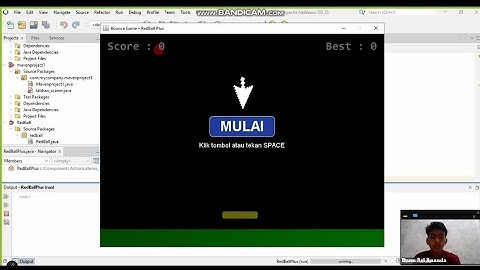 Tutorial Membuat Game Bounce Di Java Netbeans 《 Project PBO 》 Danu Ari Ananda