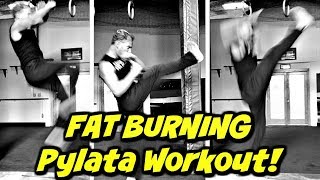 FAT DESTROYER PYLATA Workout w/ Extra KICKS! Intense Bodyweight Only Fitness Routine