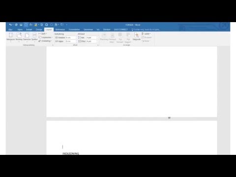 Video: Hvordan fungerer sideskift i Word?