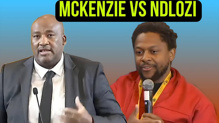 Minister Gayton Mckenzie vs Dr Mbuyiseni Ndlozi in Parliament.