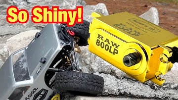 This Golden Beast Reefs RAW800 BRASS is SHINY!