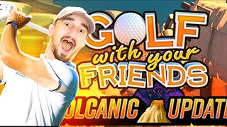 We Went To A VOLCANO In Golf With Friends | JeromeACE