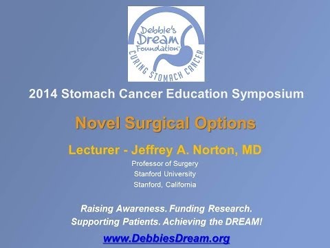 2014 DDF Stomach Cancer Education Symposium - Novel Surgical Options -- Jeffrey Norton, MD
