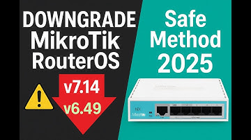 MikroTik RouterOS Downgrade Guide: Step-by-Step Tutorial