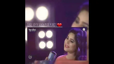 ❤ Tenu vekh vekh pyar kardi status ❤