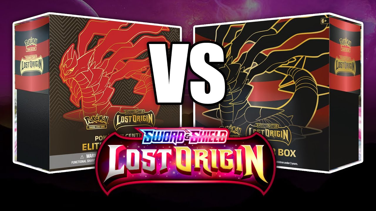 Pokemon Lost Origin Elite Trainer Box Comparison - YouTube