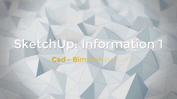 การใส่ Information ลงใน SketchUP Part 1