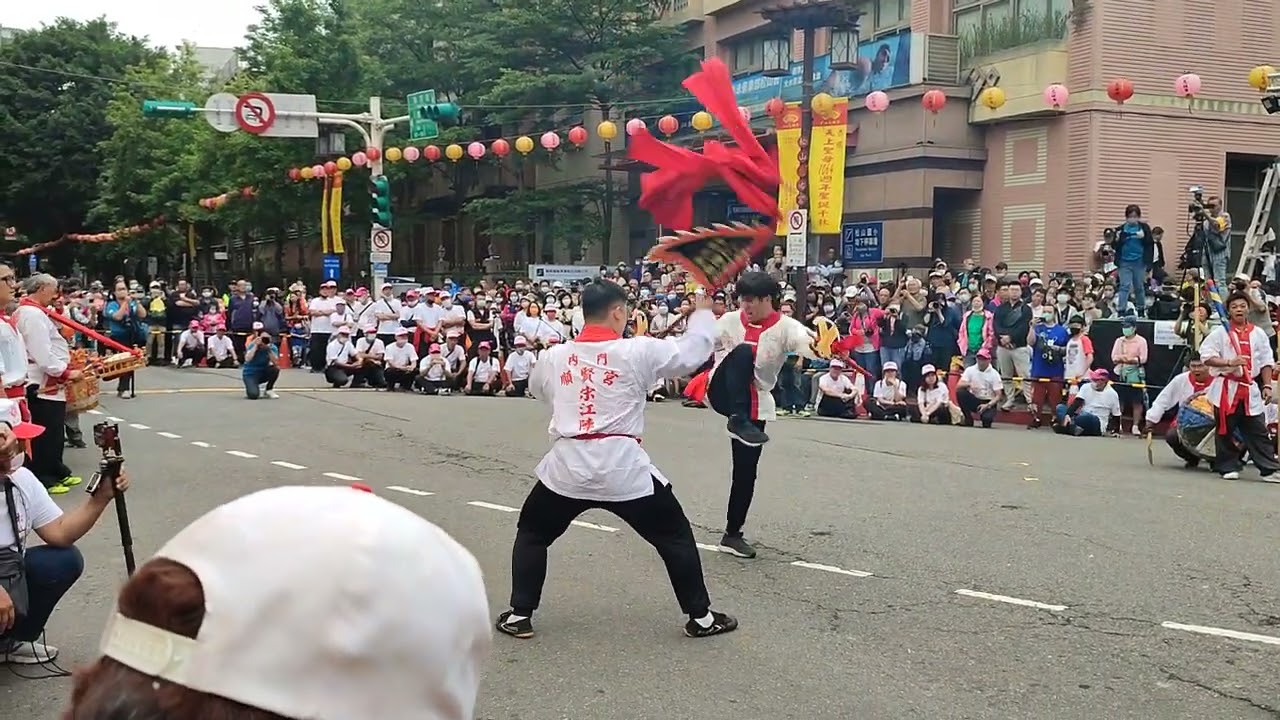 ［內門順賢宮宋江陣］日本東京杉並區高円寺阿波誦舞蒞臨松山慈祐宮