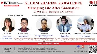 ALUMNI SHARING KNOWLEDGE on Managing Life After Graduation screenshot 5