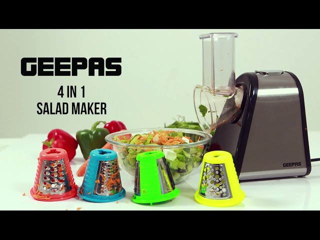 GEEPAS 4 IN 1 Salad Maker - Product Demo - (GSM 5445) 