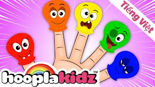 Bài hát thiếu Nhi | Bong Bóng Gia Dình Ngón Tay | HooplaKidz Tiếng Việt | HooplaKidz Vietnamese