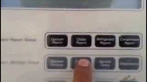 How to Trane Chiller Display and Keypad Unlock