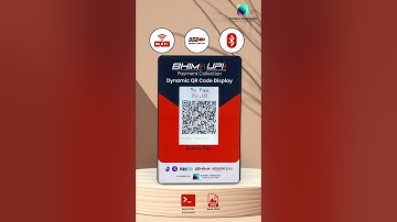 Bonrix DQR-111: Next-Gen QR Code Scanner Display with USB, Bluetooth and Wi-Fi Connectivity #bhimupi