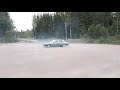 Test sladdar lite med Volvo 740 T5