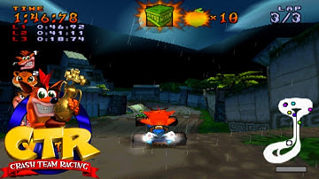 Crash Team Racing (PS1) 101% - Part 7 - Tiger Temple