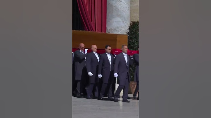 Pope Francis' funeral procession