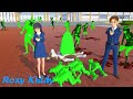 Polisi Yuta Mio Melawan Anjing Takagi Yg Melahirkan Anak Zombie 🧟‍♂️ | Sakura Simulator | Roxy Kiddy