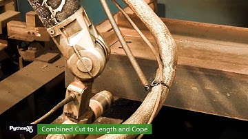Combined Cut to Length and Cope - PythonX Beam Line Video