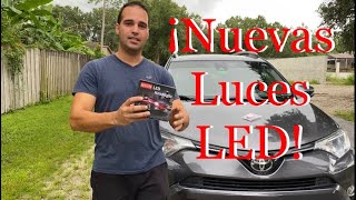 Reseña De Nuevos Bombillos LED HSUN, (Como Reemplazar Los Bombillos Delanteros En Su Toyota RAV4)