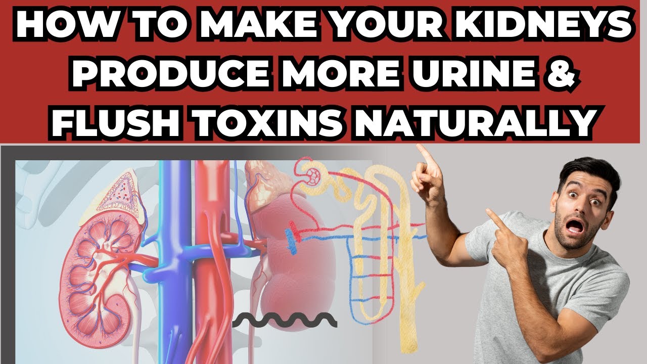 How to Make Your Kidneys Produce More Urine & Flush Toxins Naturally | Top 7 Kidney-Healing Foods