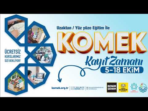 KOMEK ve ASEM’de Kayıtlar Başlıyor - KOMEK KONYA