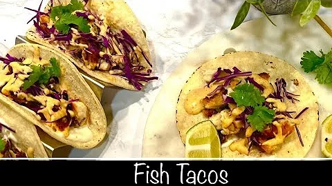 Air Fryer FISH TACOS | How to make Fish Tacos in the Air Fryer